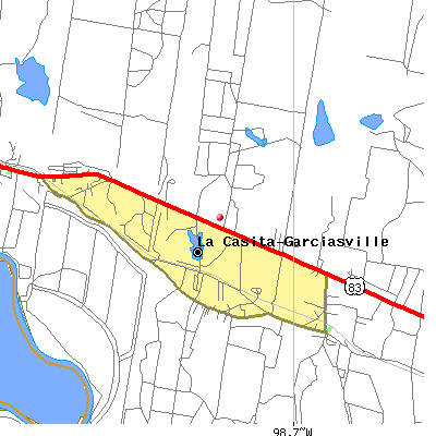 La Casita-Garciasville map