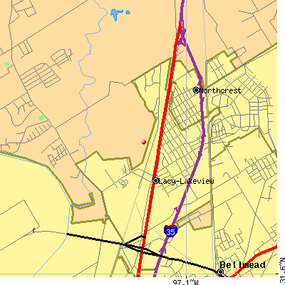 Lacy-Lakeview map