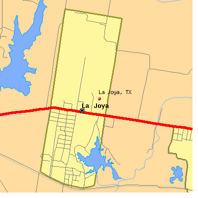 La Joya map