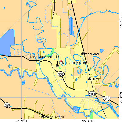 Lake Jackson map
