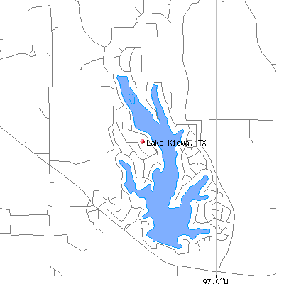 Lake Kiowa map