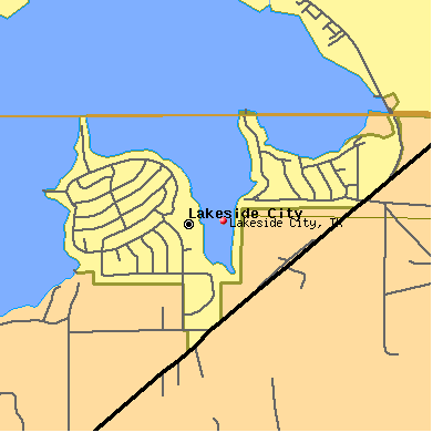 Lakeside City map