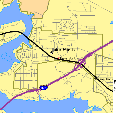 Lake Worth map