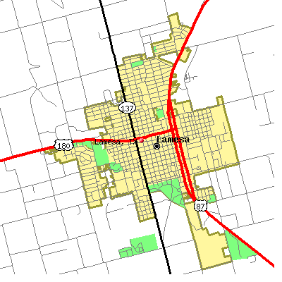 Lamesa map