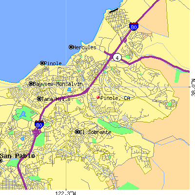 Pinole map