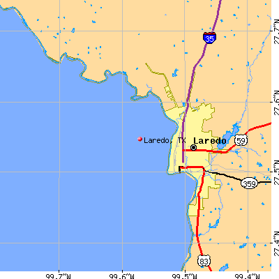 Laredo map