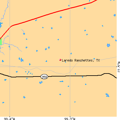 Laredo Ranchettes map