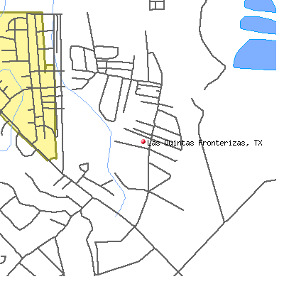 Las Quintas Fronterizas map