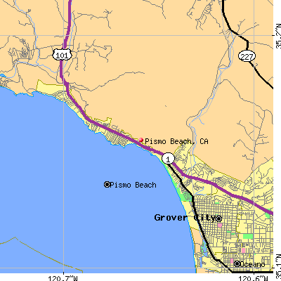 Pismo Beach map