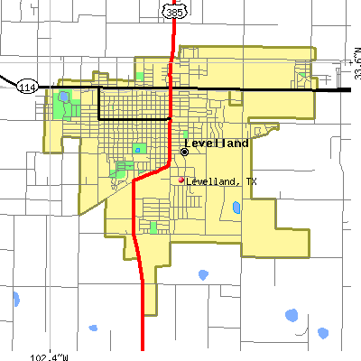 Levelland map