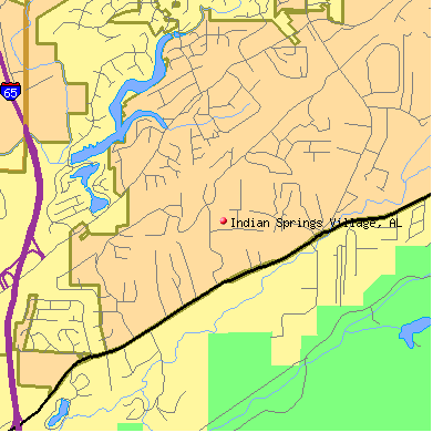 Indian Springs Village map