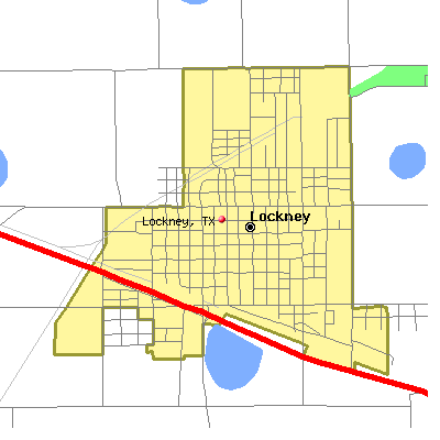 Lockney map