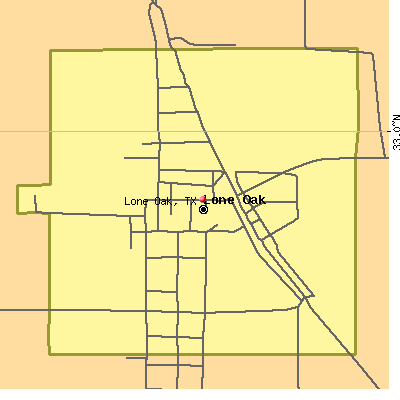 Lone Oak map