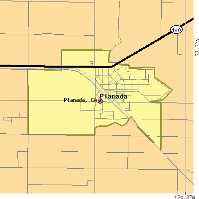 Planada map