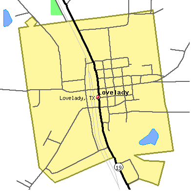 Lovelady map
