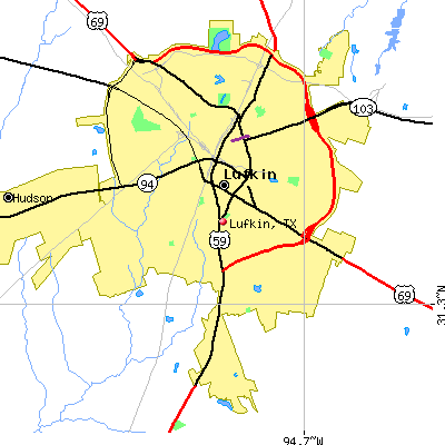 Lufkin map