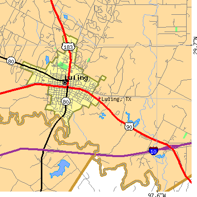 Luling map