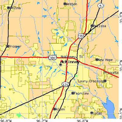 McKinney map