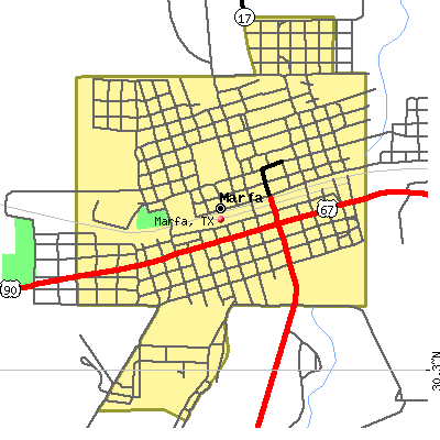 Marfa map