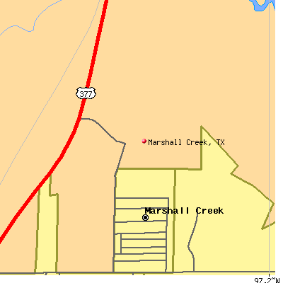Marshall Creek map