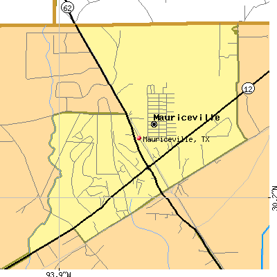 Mauriceville map