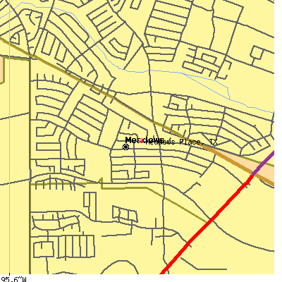 Meadows Place map