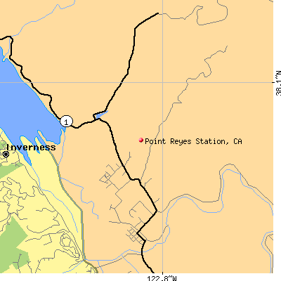 Point Reyes Station map
