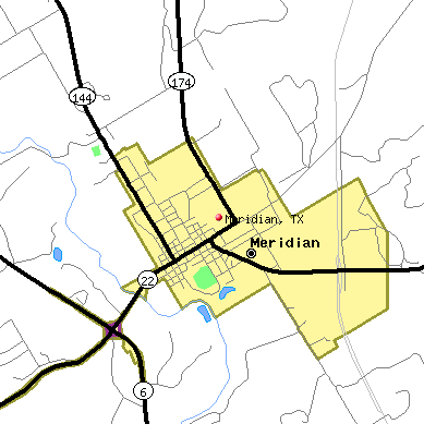 Meridian map