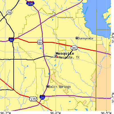 Mesquite map