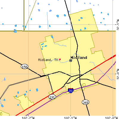 Midland map