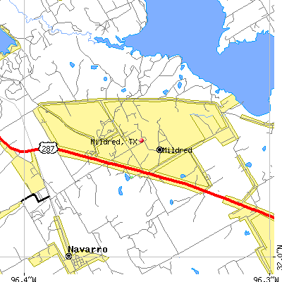 Mildred map