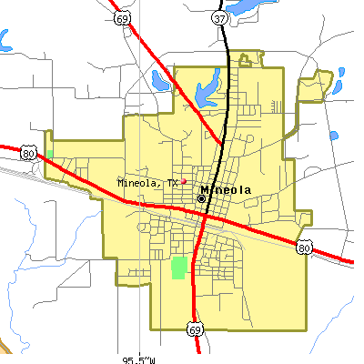 Mineola map