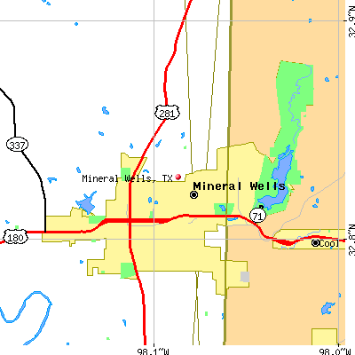 Mineral Wells map