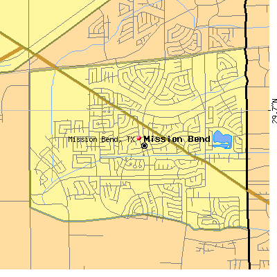 Mission Bend map