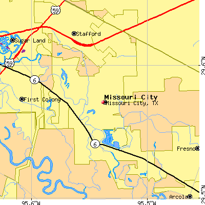 Missouri City map
