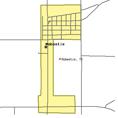 Mobeetie map