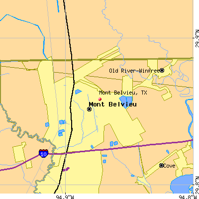 Mont Belvieu map