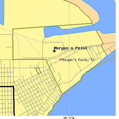 Morgan's Point map