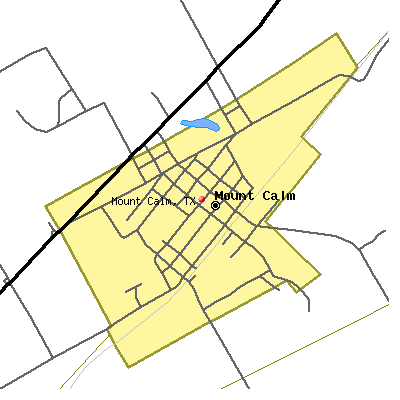 Mount Calm map