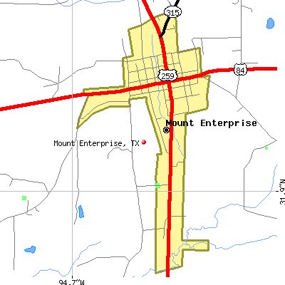 Mount Enterprise map