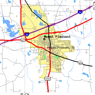 Mount Pleasant map