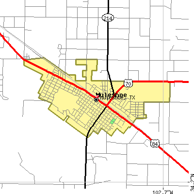 Muleshoe map
