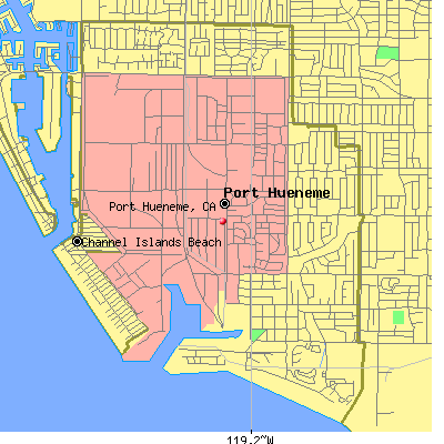 Port Hueneme map