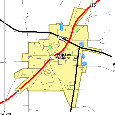 Naples map