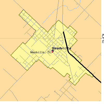 Needville map