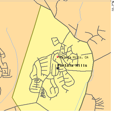 Portola Hills map