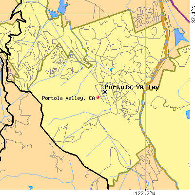 Portola Valley map