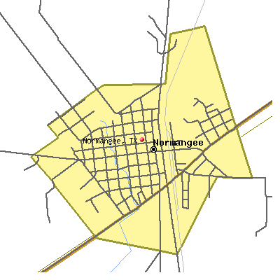 Normangee map