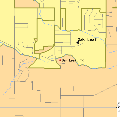 Oak Leaf map