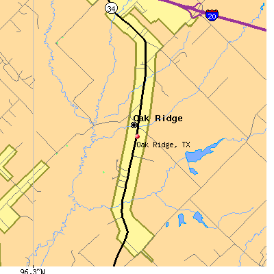 Oak Ridge map